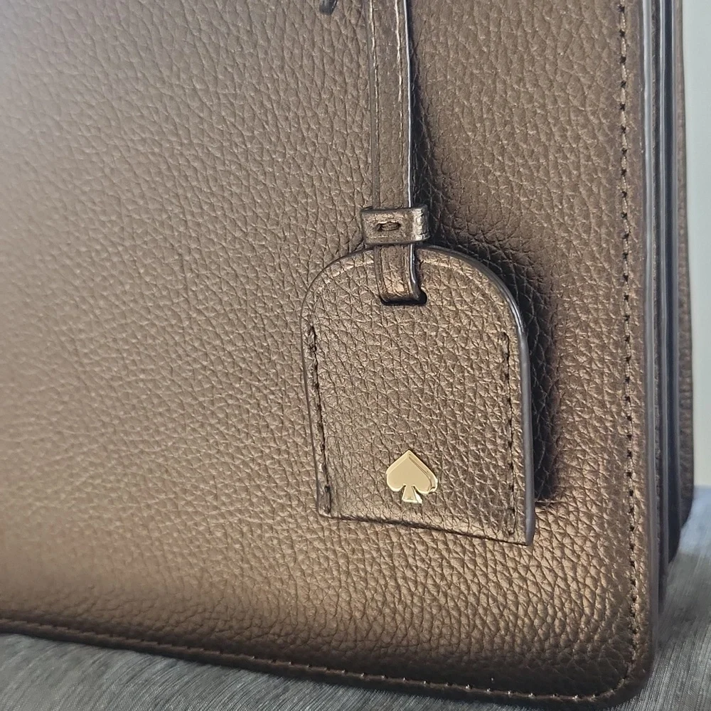 Kate Spade Eva Metallic Brown Crossbody Bag